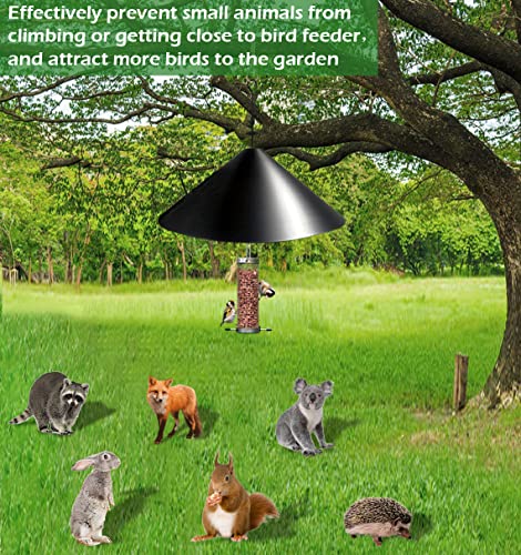 19 in PP Squirrel Baffle for Pole Bird Feeders, Hang Mount, 1pcs | Raccoon and Squirrel Guard Stopper for Shepherd Hooks - style: Hanging Mount 1pcs