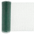 Ondware Chicken Wire Mesh, 15.7 x 240 in, Green PVC-Coated Iron | Rust-resistant galvanized iron, easy to cut and shape, for garden fencing, pet enclosures, and DIY crafts - color: Green(iron)
