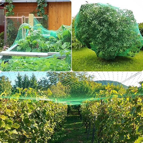 Bird Netting for Garden Protect Vegetable Plants and Fruit Trees,13x20ft | Garden Netting Mesh for Anti Birds, Deer, Squirrels - size: 13x20ft
