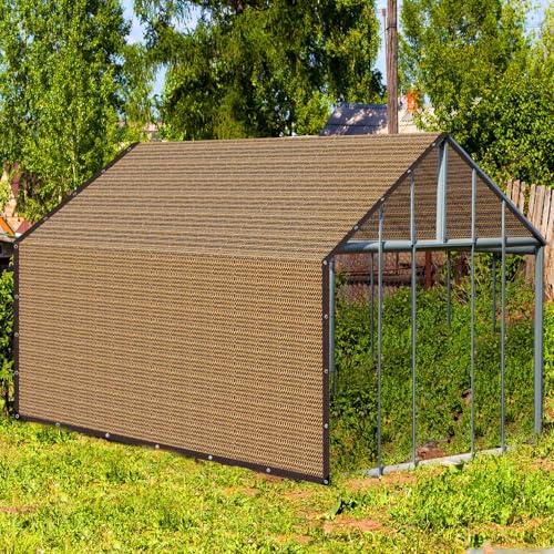 80% Shade Cloth -4x6FT Sunblock Net with Grommet,Lightweight and Durable UV Protection,Shade Cloth for Garden Patio Pergola Balcony Plants Greenhouse Dog Kennel Chicken Coop Outdoor - size: 4×6FT