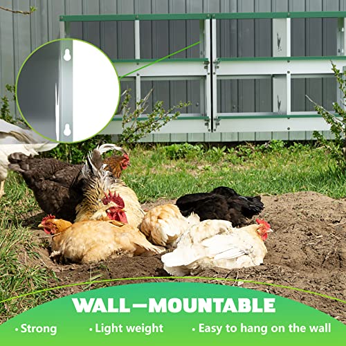TOCRETOARE Chicken Nesting Boxes, 8 Hole Nesting Box for Laying Eggs, Heavy Duty Metal Nest Boxes for Chicken and Poultry to Collect Eggs, Chicken Laying Boxes Hens Chicken Coop Box - size: 8 Hole