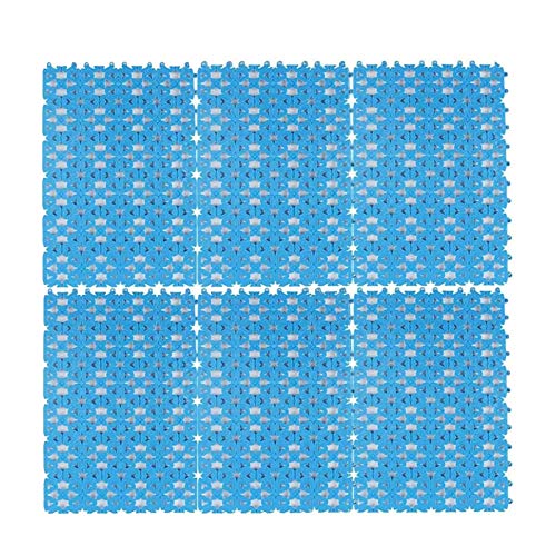 kathson Rabbit Cage Mat Floor Plastic Mats Feet Pads for Pet Cats Dogs Bunny Hamster Rat Chinchilla Guinea Pig (6 Pack) - size: 6 Pack