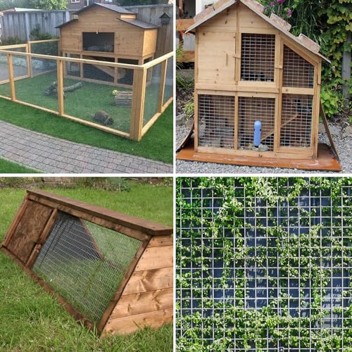 304 Stainless Steel Hardware Cloth 1/2 Inch Chicken Wire Fence | Welded Wire Mesh Roll for Garden Protection, Rabbit Cage, Squirrel Barrier, Plant Support and DIY Projects (24in×24ft) - size: 1/2inch 24in x 24ft