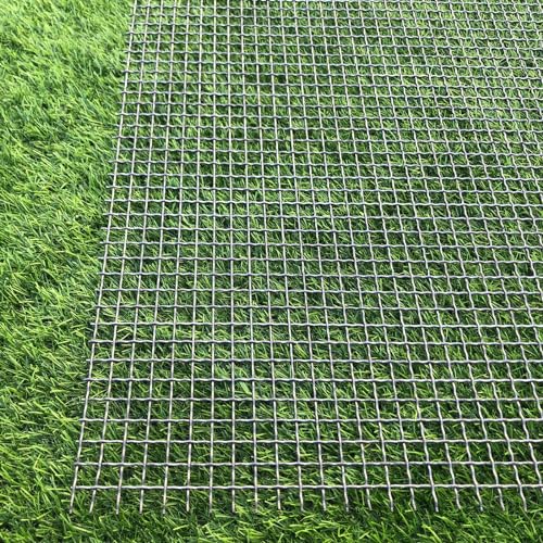 15 Gauge Strong Galvanized Woven mesh 40"X24" 1/2" mesh|Delivered Flat|Poultry cage Netting -Anti-Rodent Steel mesh Crimped mesh Snake Fence Chicken Wire Fencing-Corrugated Wire - style: 15Ga Hole 1/2"