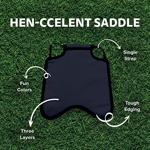 Hen Apron/Saddle, Single Strap, Small/Medium, Navy - color: Navy, size: Medium