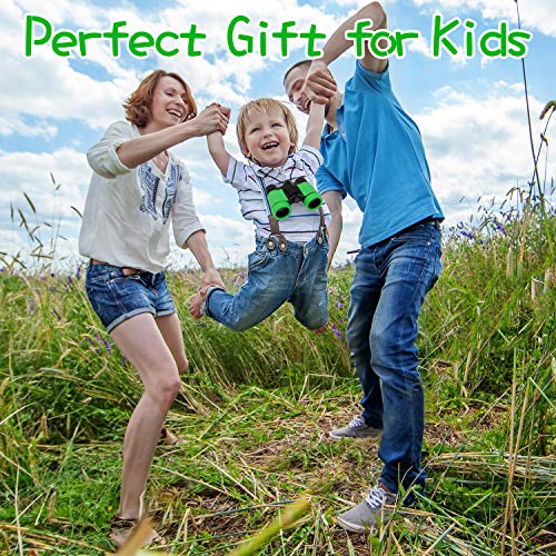 Scotamalone Kids Binoculars Shock Proof Toy Binoculars Set for Age 3-12 Years Old Boys Girls Bird Watching Educational Learning Hunting Hiking Birthday Presents - color: four pc, size: four pc