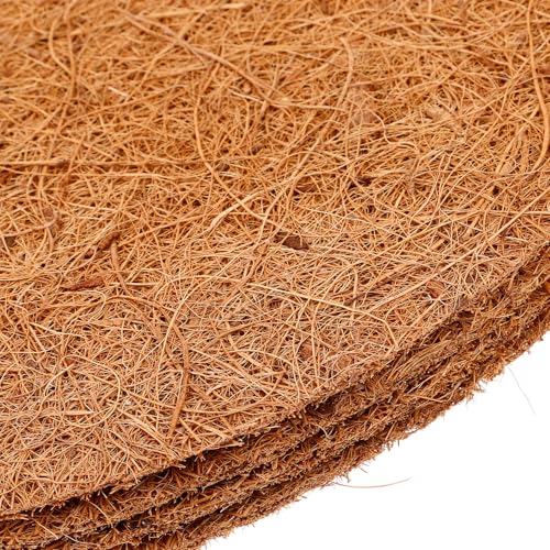 TOYANDONA 4pcs Coconut Coir Chicken Nesting Pads for Coop Box, 30cm Breathable Hatching Mat 0.6-0.8cm Thickness, Reusable Egg Nesting Liners Suitable for Poultry and Small Animals