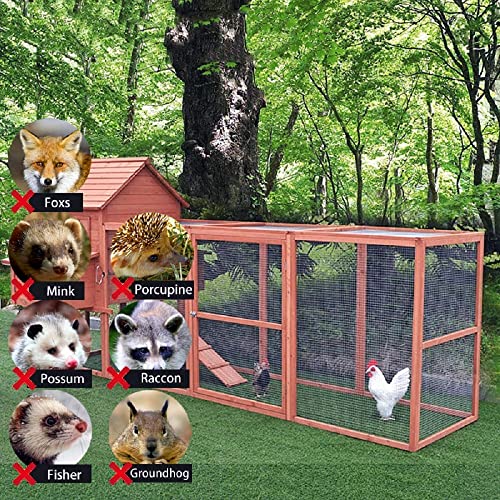 Hardware Cloth 1/4 inch 48 x 50 ft Wire Fencing: Galvanized Welded Garden Fence Roll Square Mesh 23 Gauge Chicken Rabbit Snake Cage Heavy Duty Welding Fencing - size: 1/4inch 48''x50'