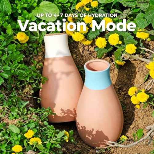 4 Pack Terracotta Watering Spikes, Vacation Self-Watering Planters Devices | Automatic Plant Waterer Outdoor&Indoor Use, Vacation Clay Watering Devices System, Slow Release Self Watering Planter Insert - color: Bowling Balls Set (Pack of 4)