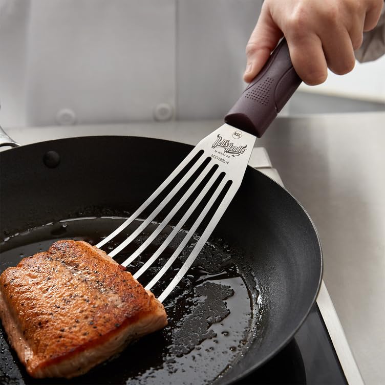 Mercer Culinary Hell's Handle Fish Turner/Spatula, 3 Inch x 6 Inch - color: Fish Turner, size: 6"X 3"