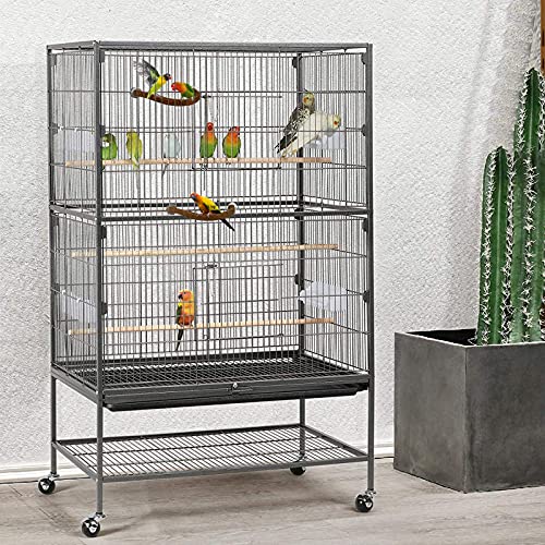 Rypet Natural Wood Bird Perch, U-Shaped Bird Perch for Cage (L) | Safe Chew & Rest Perch, Durable Non-Toxic Cage Accessory, for Parakeets, Cockatiels, Lovebirds, Budgies & Small Conures