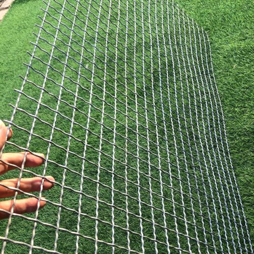 13Gauge Strong Galvanized Woven mesh 40"X24" 1" mesh|Delivered Flat|Poultry cage Netting -Anti-Rodent Steel mesh Crimped mesh Snake Fence Chicken Wire Fencing - style: 13Ga Hole 1"
