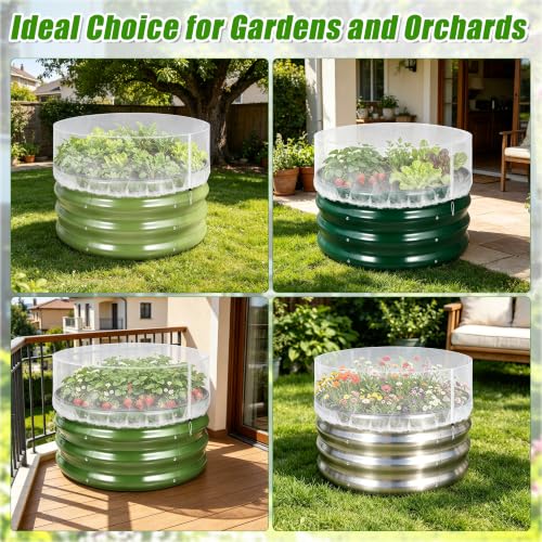 Garden Netting for Raised Beds, Plant Covers Garden Protection Bird Netting | 2x2FT Raised Garden Bed Cover, Ultra Fine Mesh Netting Pest Barrier Screen for Vegetables Fruits Crops, with Drawstring, 2PCS - size: 2x2x1FT