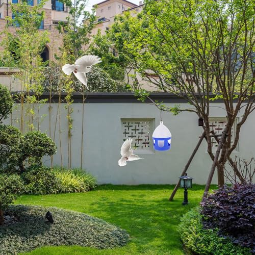 Angoily Pigeon Water Feeder 6.3 Inch Detachable Bird Water Dispenser for Pigeons Quail and Small Birds Easy Clean Outdoor Bird Feeder Accessories