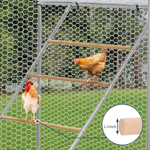 Chicken Perch for Coop, Roosting Bars- for Chickens&Ducks&Geese&Pigeons, Chicken Perches, Perfect for Backyard&Farm Poultry- Easy to Assemble and Clean(55''L x 40''W)