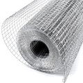 Hardware Cloth 1/2 in 48 in x 100 ft 19 Gauge Wire Mesh | Long mesh roll with strong welds and low defect rate for Chicken Coop, Garden Fence, Raised Bed and Animal Enclosure - size: Silver 1/2" 48" x 100' 19Ga