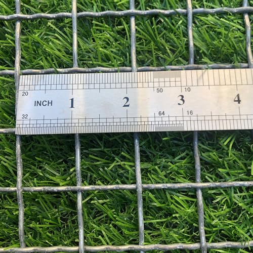 13Gauge Strong Galvanized Woven mesh 40"X24" 1" mesh|Delivered Flat|Poultry cage Netting -Anti-Rodent Steel mesh Crimped mesh Snake Fence Chicken Wire Fencing - style: 13Ga Hole 1"