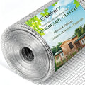 Gbekery Hardware Cloth 1/4 inch 48in x 100ft 23 Gauge, Hot-dip Galvanized After Welding Chicken Wire Fence Roll Garden Plant Welded Metal Wire Fencing Roll, Rabbit Cages Snake Fence - color: Silver, size: 1/4 inch 48in x 100ft-2