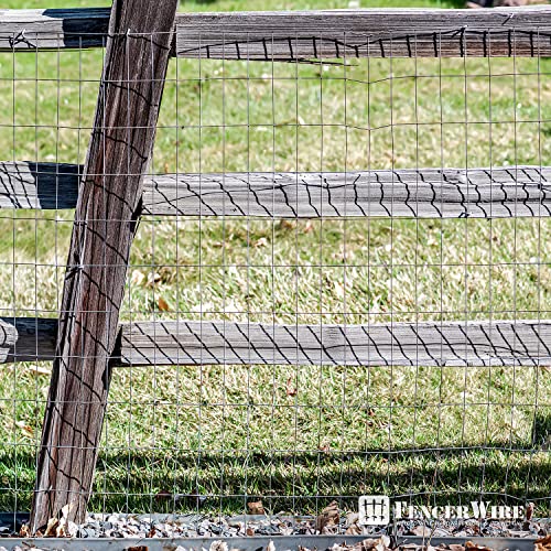 Fencer Wire Welded Wire 14 Gauge Galvanized Mesh Size 2 inch by 4 inch (3 ft. x 50 ft.) - size: 3 ft. x 50 ft.