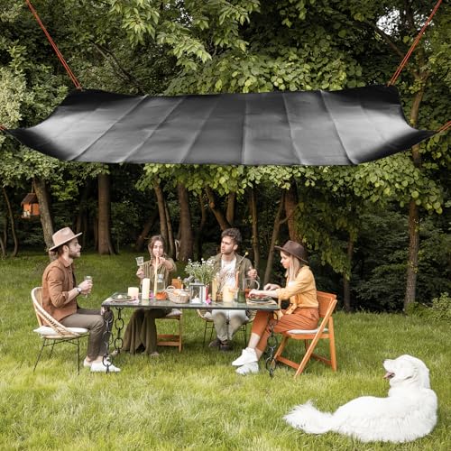6 Pack Heavy Duty Reflective Survival Space Blankets, Multipurpose Emergency Thermal Blanket for All Weather, Black - color: Black 83''x59'',6 Packs