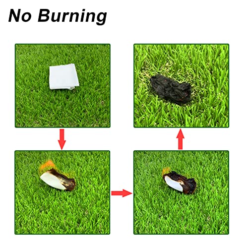 Irieiply 8 Pack 12"x12"x1.2" Chicken Nesting Pads for Laying Eggs, Washable Artificial Grass Carpet Synthetic Turf Mat Nest Box Bedding for Chicken Coop