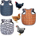 Chicken Saddle for Hens - Chicken Aprons for Hens With Adjustable Straps, Chicken Aprons & Vest Jacket for Hens - style: (Black, White, Yellow) Feather