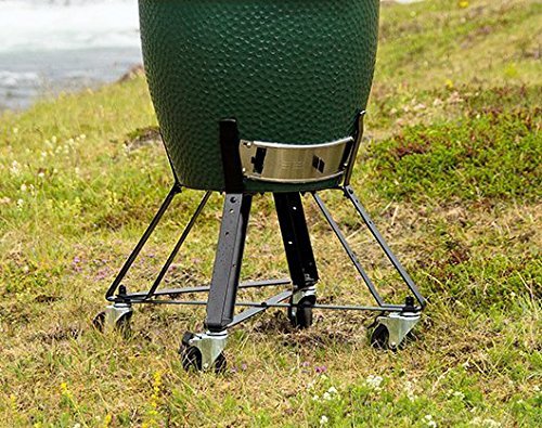 Dracarys Medium Green Egg Nest - Rolling Stand With Heavy Duty Locking Caster Wheels, Powder Coated Steel - size: medium(M)