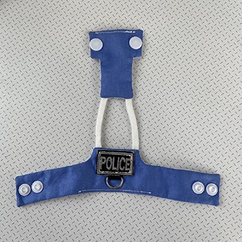 Bird Flight Harness Vest, Parrot Flight Suit with Leash, Bird Flying Clothes with Rope and Handle for Outdoor Activities (Without Leash,Cockatiel) (with Leash, S) - size: S