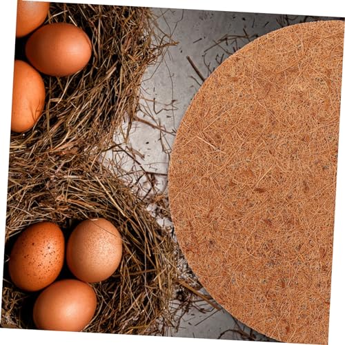 Outanaya 4pcs Egg Hatching Leak Gasket Nesting Pads for Chicken Coop Cocopeat Mat - size: 30.00X30.00X0.90CM