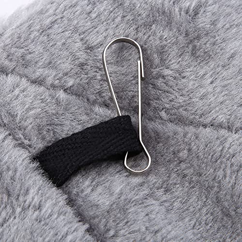 Warm Bird Nest House, Bed for Cage Accessories, Parakeet Toy Hammock | Plush Parrot Hanging Hut Tent for Conure Cockatiel Lovebird Cockatoo (M, 9.4*5.9*7.08in)
