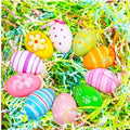 Lridescent Rainbow Easter Grass Crinkle Cut Paper, Raffia Basket Shreds Tissue Paper for Easter Egg Hunt, DIY Gift Packaging, Party Favors Decoration-100g /3.53oz(Rainbow)