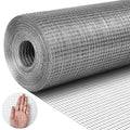 Tatuo Hardware Cloth 1/2 Inch 48in x 50ft Hot Dip Galvanized After Welded Cage Mesh Rolls 21 Gauge Metal Chicken Wire Roll Wire Fencing Poultry Netting for Raised Garden Rodent Animals(Silver) - color: Silver, size: 48in X 50ft
