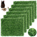 Lemecima 6 Pack 12"x12"x1.2" Chicken Nesting Pads for Laying Eggs, Washable Artificial Grass Carpet Synthetic Turf Mat Nest Box Bedding for Chicken Coop