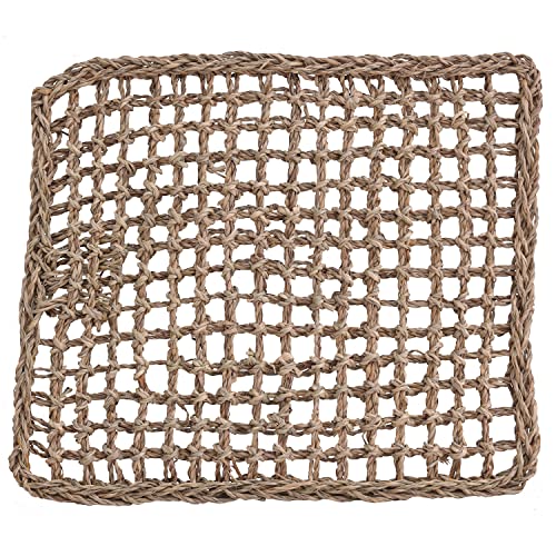 Super Bird Creations SB50005 Seagrass Mat for Cage Decor, Pet Enrichment and Boredom Relief - Versatile Toy-Making Base- Ideal for Parrots - Small to Large Birds & Reptiles - 12"x14" (1 Pack) - size: 12"x14" (1 Pack)