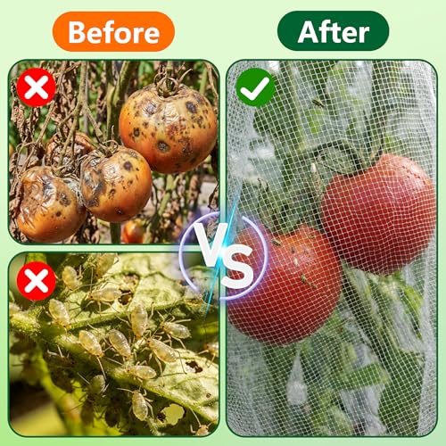 4 Pcs Garden Bird Netting for Triangle Plant Cage, 59" x 20" x 20" Tomato Cage Garden Net Cover with Zipper, Tomato Trellis Insect Bird Barrier Protection Mesh for Vertical Climbing Plant Vegetable - color: Triangular, size: 4 Pcs