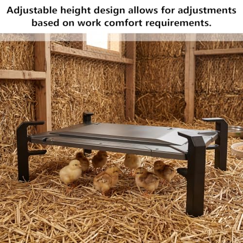 Adjustable Brooding Box Legs Compatible with Producer's Pride, for Poultry Support, Height-Adjustable Stand Replacement(2Pcs)