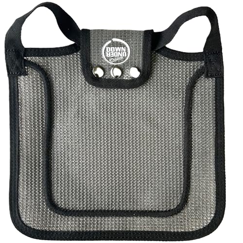 DOWN UNDER OUTDOORS Extra Large Chicken Saddle Hen Apron (Gray Mesh) | Adjustable Straps, Chicken Apron, Poultry Saver, Pet Supplies, Including Shoulder Cover, Heavy Duty Shade Cloth Mesh - color: Grey Mesh
