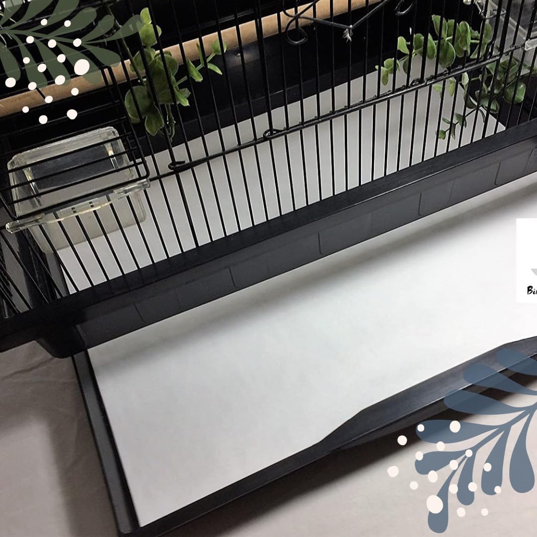 Birdcage Liners - Poly Coated, Medium Cages, 60, 100 or 150 Pre-Cut Sheets