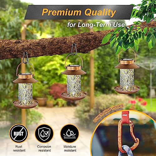 8 Pcs Carabiner Clip Spring Snap Hook - M6 2.36 Inch Heavy Duty Snap Hooks Quick Link for Hiking Camping Fishing Swing Hammock, 270lbs Capacity - color: M6 (2.36Inch)-8Pcs