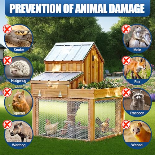 Chicken Wire,16"×50FT Hexagonal Chicken Wire Fencing Mesh for Garden Craft | Hot-dip Galvanized Chicken Wire, Sturdy Chicken Wire Roll Plant Protector,Rabbit Fence, Wire Fence Rolls for Craft Projects - size: 16*50ft