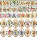 Fullhawl 48 Pcs Heat Shrink Sleeve Decoration Easter Egg Wraps Egg Packaging Pysanka Pysanky Pattern Stickers for Party Decoration (Decoupage) - style: Decoupage