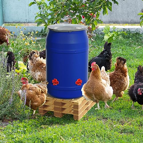 Dreyoo 40 Pcs Horizontal Chicken Waterer Nipples with Drill Bit | Cleaner Water, Water-Saving Release, Dual-Seal Protection, Durable ABS & Steel, Wide Poultry Use, Complete DIY Kit