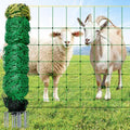 Electric Fence Netting, 42.5" H x 164'L, for Livestock, Cattle, Sheep, Goat | Electric Netting Fence, Pre-Assembled, 14 Posts Double Spiked, Portable Livestock Nets Used in Backyards, Farms and Ranches - size: 42.5" H x 164'L Livestock