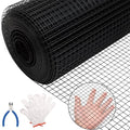 Black Hardware Cloth 16GA 1 inch 48inch(H) x 50ft(L), 16 Gauge Wire Mesh Roll for Chicken Wire Fencing Metal Garden Fence Powder Coated Galvanized Welded Fence Poultry Cage Home Improvement Projects - color: Black, size: 16GA 1x1 48"x50'