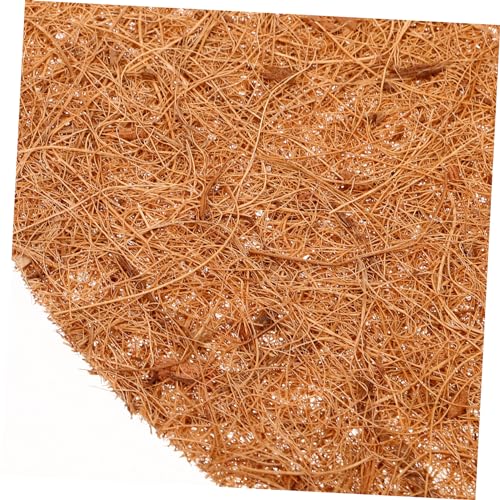 Outanaya 4pcs Natural Coconut Coir Nest Pads for Chicken Coop Breathable Hand-Made Mats for Animals Bed Comfortable Liner for Garden Use Collection Support Thick - size: 30.00X30.00X0.50CM