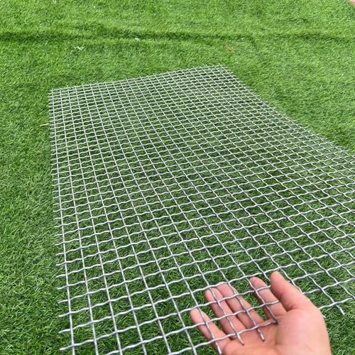 14 Gauge Strong Galvanized Woven Mesh 40"X24" 3/4" Mesh(About 0.75")|Delivered Flat|Poultry Cage Netting -Anti-Rodent Steel Mesh Crimped Mesh Snake Fence Chicken Wire Fencing-Corrugated Wire - style: 14Ga Hole 3/4"