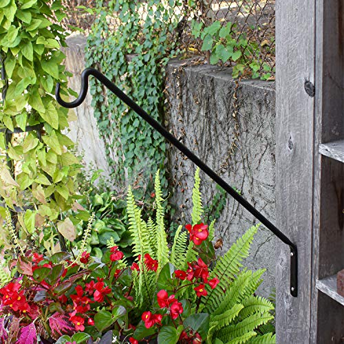 Achla Designs Wall Mount Bracket Shepherd's Pole, Angled (BGP-09) - style: Wall Mount