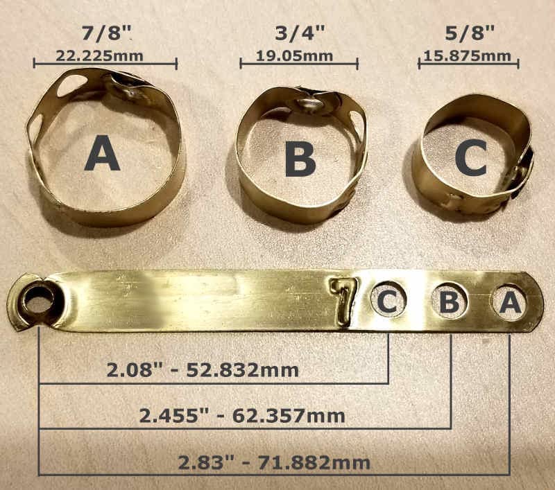 Leg Bands NOT Stamped Aluminum Chicken Poultry Duck Leg Identification Rings (100, Black) - color: Black