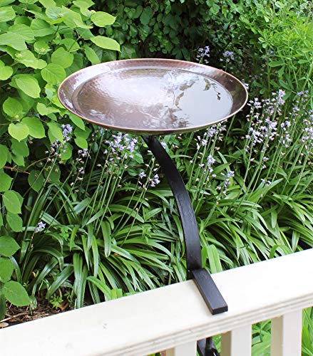Achla Designs Burnt Copper Birdbath Bowl - color: Teal