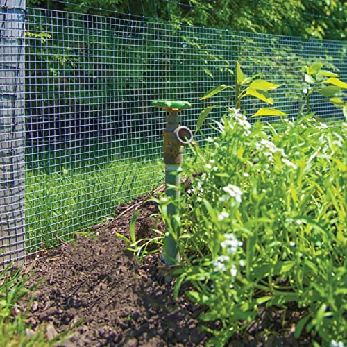 YARDGARD 1/2 Inch Mesh Welded Wire Fence, Hardware Cloth, 19 Gauge Galvanized Steel for Garden Protection, Cage Fencing, Chicken and Rabbit Barriers, and Crafts, 24 Inches x 50 Feet - size: 24 Inches x 50 Feet